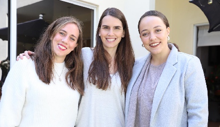  Fernanda Tavera, Ana Gaby González y Daniela Martínez.