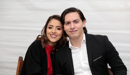  Jimena López y David Barrientos.
