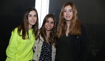  Isa Pérez, Rocío de la Vega y Ana Gaby Motilla.