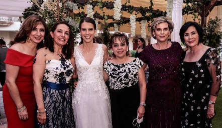  Martha Abud, Claudia Quintero, Ana Gaby González, Anabel Covarrubias, Gaby Portillo y Carmenchu Motilla.