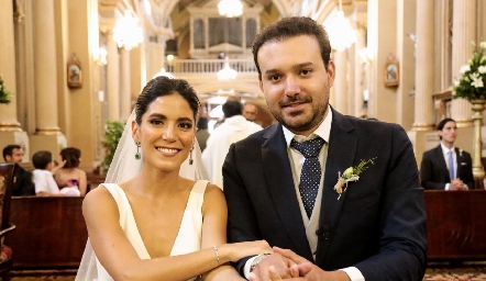  Maribel Rodríguez Lozano y Diego de Luna Villarreal ya son esposos.