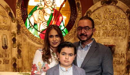  Paty, Eduardo y Eduardo de la Peña.