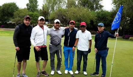  Gerardo Lomelí, Ricardo Portilla, Ricardo Sauceda, Hiroyuki Fujikawa y Mikio Mori.
