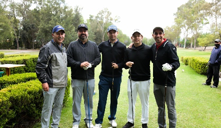  Paco Correa, Juan José Leos, Alejandro González, Juan Carlos Feres y Carlos Chevaile.