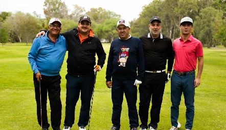  Lorenzo Sánchez, Eduardo Gouyonnet, Carlos Buendía, Alexander Sharp e Iñaki Mendizábal.
