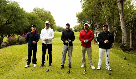  Sebastián Garza, Oscar Zermeño, Wener Heinze, Ricardo Trujillo y Daniel Carreras.