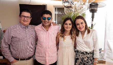  Gerardo Alfaro, Jaime Borjas, Zaira Hervert y María Antonieta Acosta.