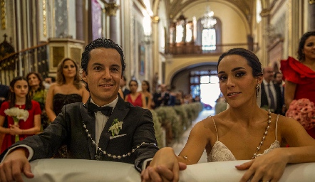 Luis Manuel de la Rosa y Ximena Castillo ya son esposos.