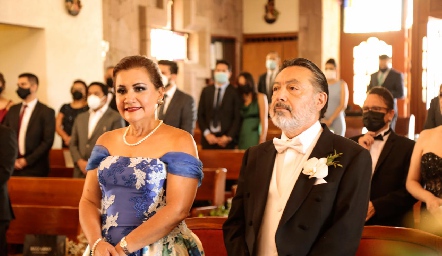  Gloria Leiva y Rodolfo Ramos, papás de Cristina.