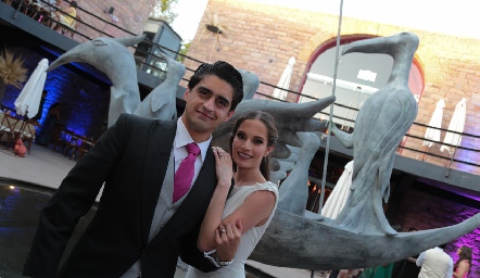 Daniel Valadez y Bárbara Portales ya son esposos.