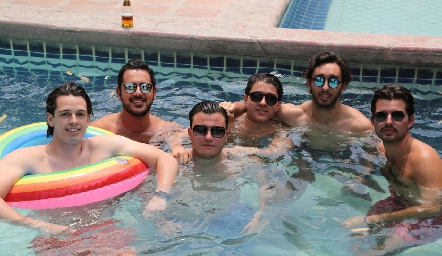  Sergio Bedolla, Jorge Chevaile, Emiliano Portillo, Enrique Perafán, José Ascanio y Federico Alcalde.