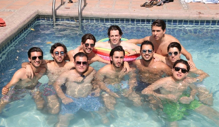  Elías Navarro, José Ascanio, Emiliano Portillo, Fede Alcalde, Sebastián Ramírez, Checo Bedolla, Jorge Chevaile, Enrique Perafán, Santi Sánchez y Santiago Perafán.