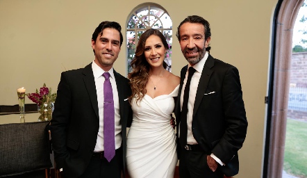  Alejandro González, Estefanía y Jorge Gutiérrez.