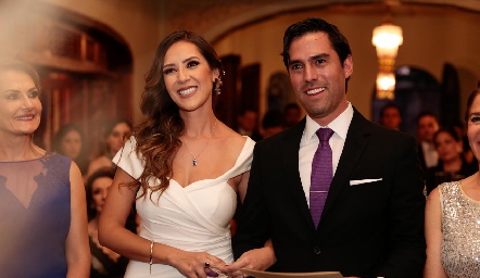  Estefanía Gutiérrez y Alejandro González ya son marido y mujer.