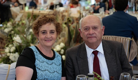  Rosy Flores y Carlos Aldrete.
