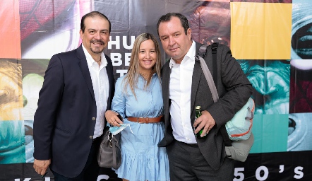  Alejandro Flores, Sidney Romo y Humberto Abaroa.