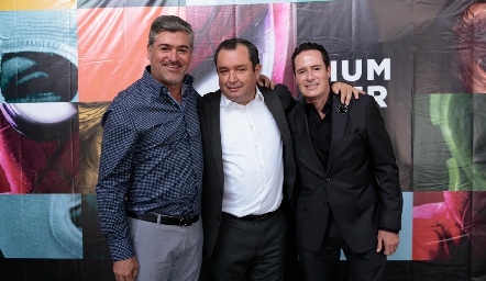  Oscar Zermeño, Humberto Abaroa y Meme Lozano.