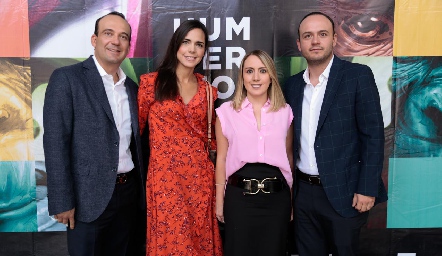  Enrique Estrada, Gina del Toro, Marisol Ontiveros y César Estrada.