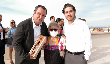  Humberto Abaroa, Sabina Bandera y Humberto Abaroa.