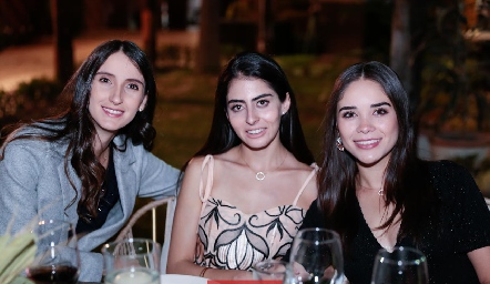  Paola Cuevas, Karime Maqueo y Karla Villalpando.