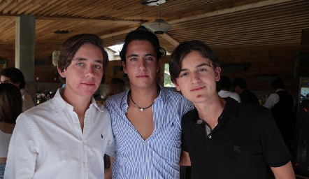  Jacobo Payan, Roberto Silva y Pato Sarquis.