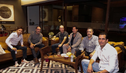 Mateo Conde, Juan Carlos Abaroa, Pablo Díaz, Daniel Díaz, David Castro y Javier Fernández.