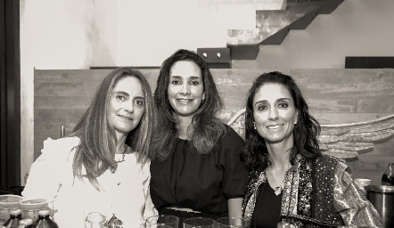 Viviana Navarro, Gabriela Estrada y Anel Ávila.