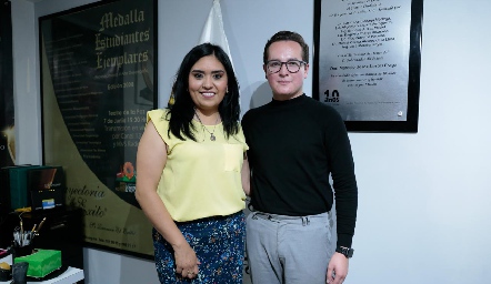  Jennifer Auces y David Martín del Campo.