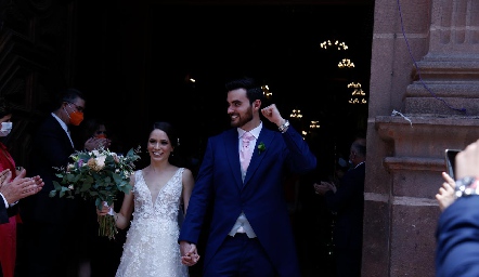  Guada Álvarez y Miguel Martínez ya son esposos.