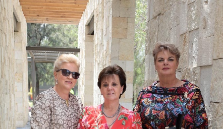  Carmen Muniesa, Ana Mari Fernández e Irene Dent.