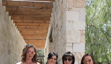 Alicia Téllez, Lourdes Del Valle, Marusa Maza y Sandra Burgos.