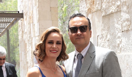 Lorena Bárcena y Guillermo Gutiérrez.