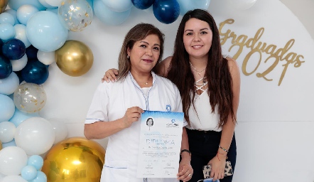  Guadalupe Cepeda López y Andrea Gudiño.