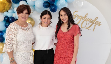  Teresa López, Marytere Ibarra y Jéssica Gómez.