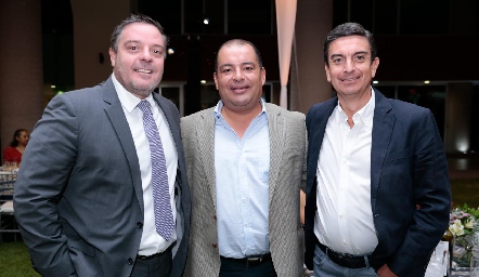  Héctor Morales, Oscar González y Oscar Silos.