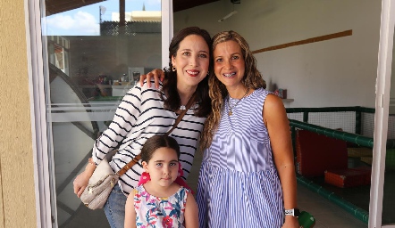 Natalia Camargo, Aurora Irigoyen y Lucía Martínez.