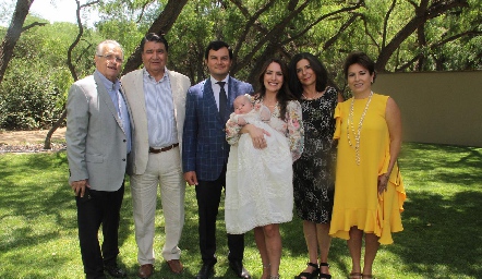  Olegario Galarza, Jesús, Raúl y Jerónimo Torres, María Cecilia Herrera, Adriana Díaz de León y Cecilia Bremer.