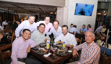 Paulo Magaña, Raúl Suarez, Ismael Leyva, Mario Velis, Cristian Naranjo y Luis Pacheco.