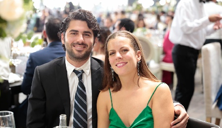  René Padilla y Nicole Echegaray.