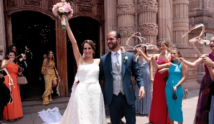 Los recién casados Jessica Medlich y Brohim Tanus.
