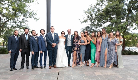  Los primos del novio vinieron desde Puebla a acompañar a Jessica y Brohim en su boda.