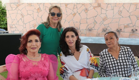  Patricia García, Licha Pérez, Alicia Tanus y Rita Robledo.