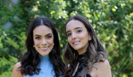  Ana Laura Rodríguez con su cuñada Ana Paula Sánchez.