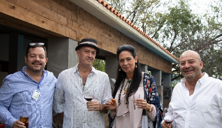  Ramón Meade, Francisco Artolózaga, Ana Luisa Lujambio y José Antonio Lozano.