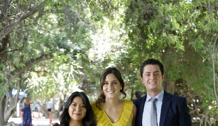  Ana Meche Cifuentes, Miriam Díaz Infante y Edgar García.
