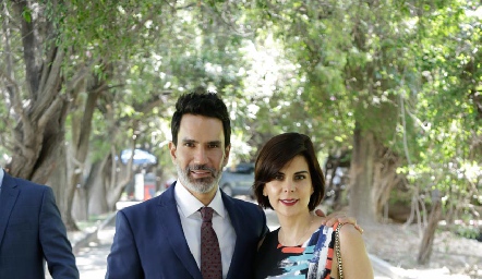  Rodrigo Alcalde y Carla Canseco.