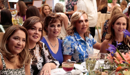  Alicia de la Rosa, Jenny Cázares, Lorena Maza, Mimí Hinojosa y Mónica Dorador.