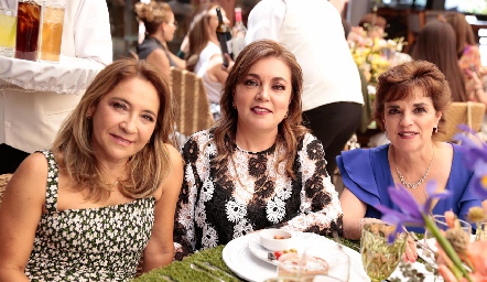  Alicia de la Rosa, Jenny Cázares y Lorena Maza.