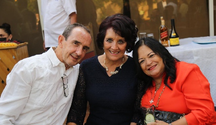  José Uribe, Graciela Medina y Marcel del Valle.