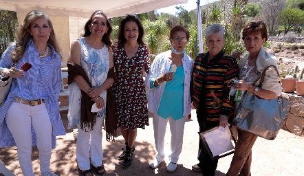  Norma Cortés, Mónica Alcalde, Aida Palau, Elia Ortiz, Martha Malo y Martha de Acebo.